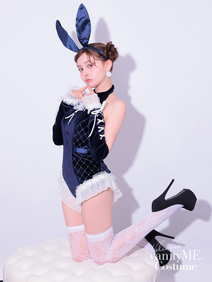 【3点セット】Luminous Bunny ルミナス バニー ネイビー vcsbn-250227-2