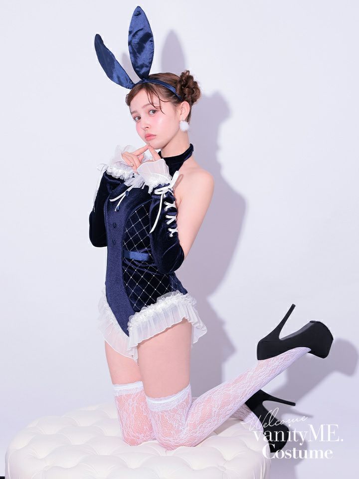 【3点セット】Luminous Bunny ルミナス バニー ネイビー vcsbn-250227-2