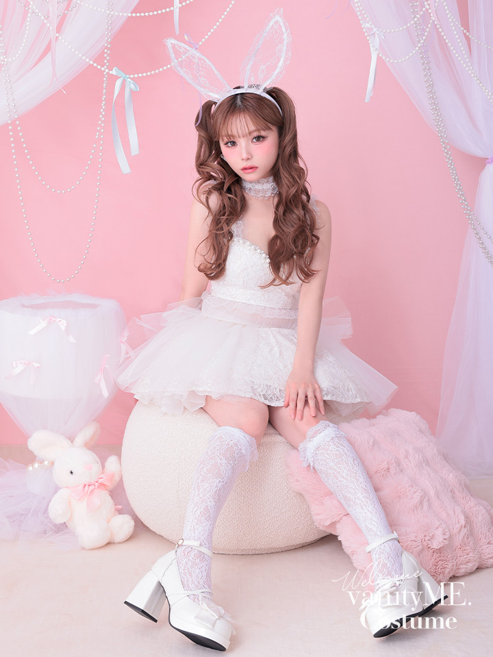  【4点セット】Tutu Baby Bunny トゥトゥ ベイビー バニー ホワイト vcsbn-250230-2b
