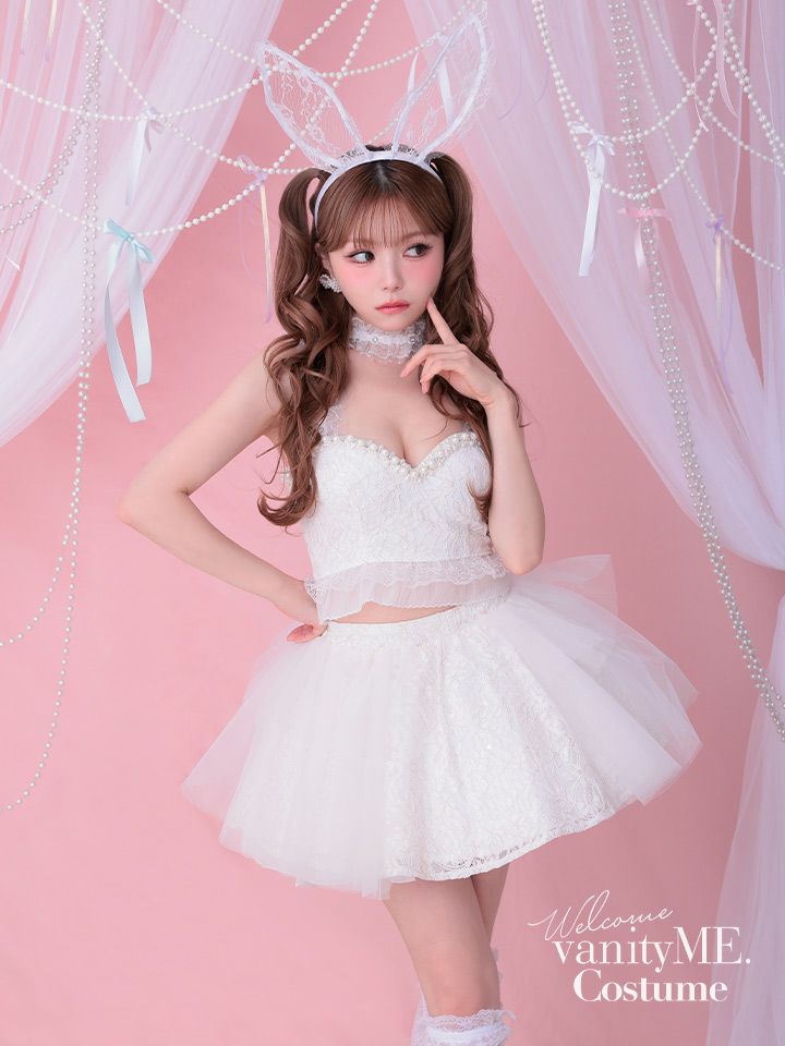  【4点セット】Tutu Baby Bunny トゥトゥ ベイビー バニー ホワイト vcsbn-250230-2b