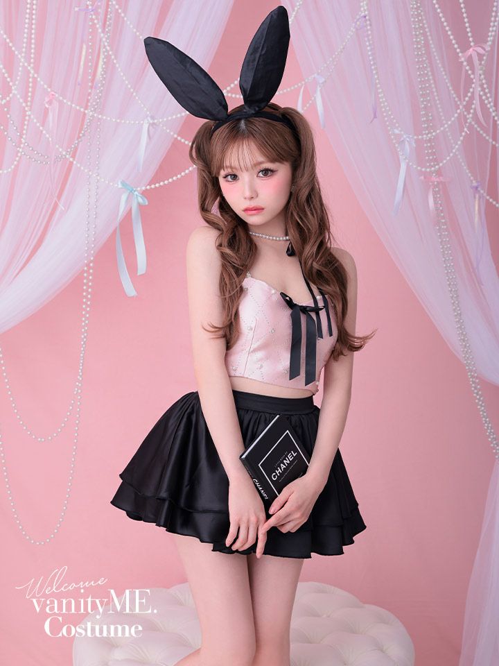 【3点セット】ワンホンバニー ピンク vcsbn-23996