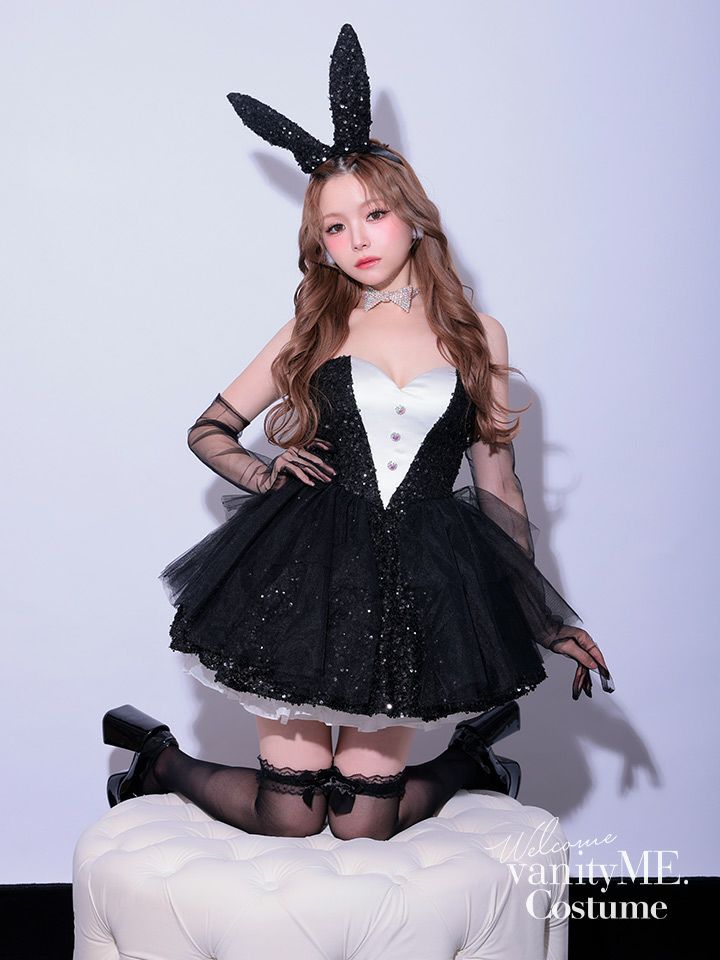 【2点セット】diamond jewelry bunny ダイアモンドジュエリーバニー スカート ブラック vcsbn-250238-2