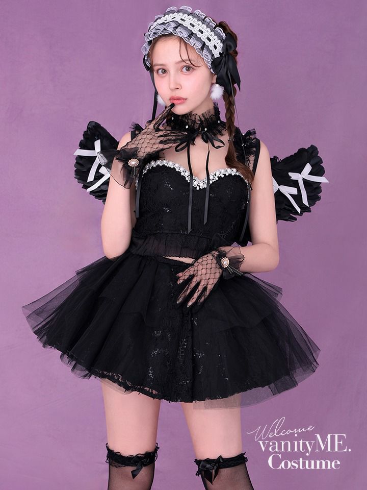 【5点セット】Tutu Baby Angel トゥトゥ ベイビー エンジェル ブラック vcsot-250230-1a