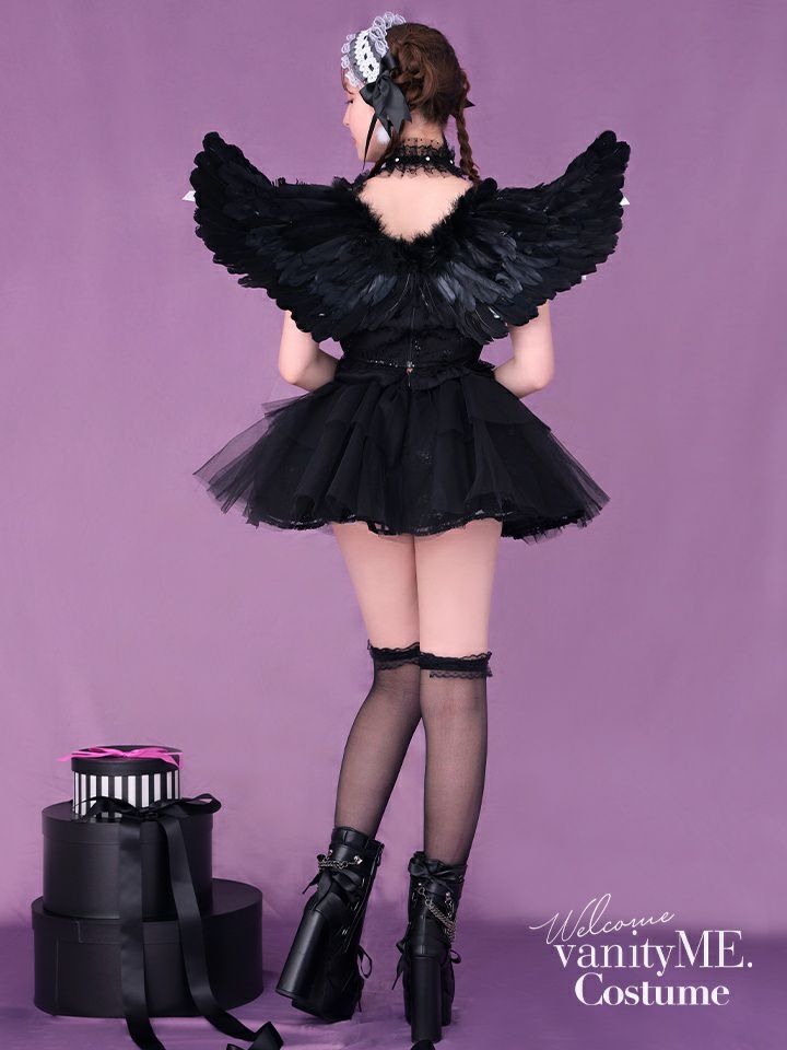 【5点セット】Tutu Baby Angel トゥトゥ ベイビー エンジェル ブラック vcsot-250230-1a