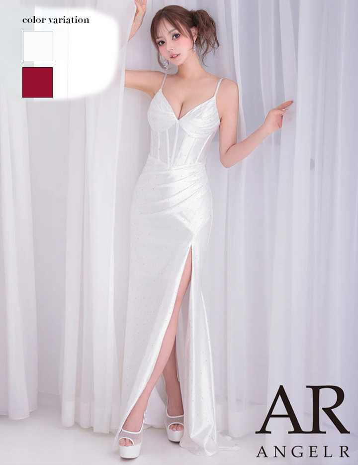 Glossy ローブドフルールグロッシー 【XS～Lサイズあり】サテンバスト