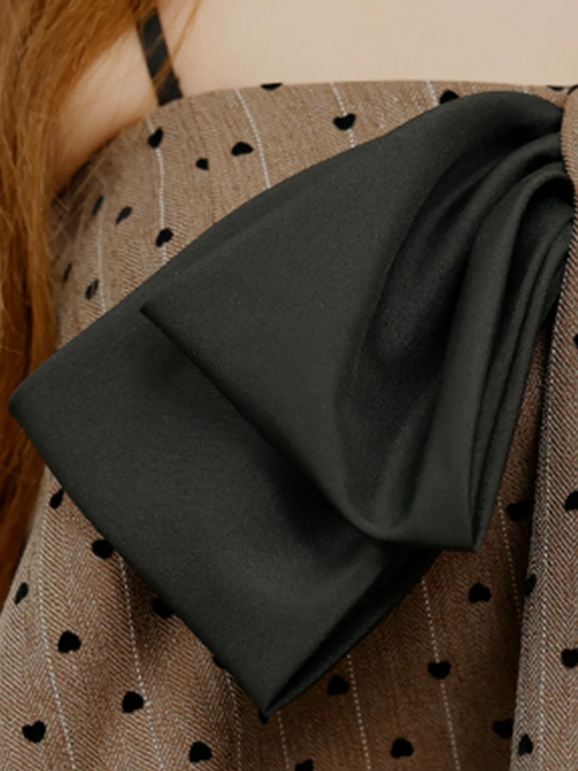 AngelR エンジェルアール ベアトップビックリボンハートドットセパレートマイクロフレアミニドレス ar25849