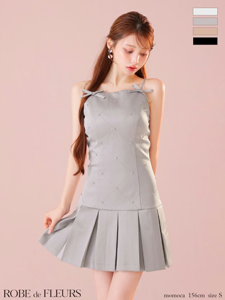 ROBE de FLEURS ローブドフルール サテンビジューリボンボックス