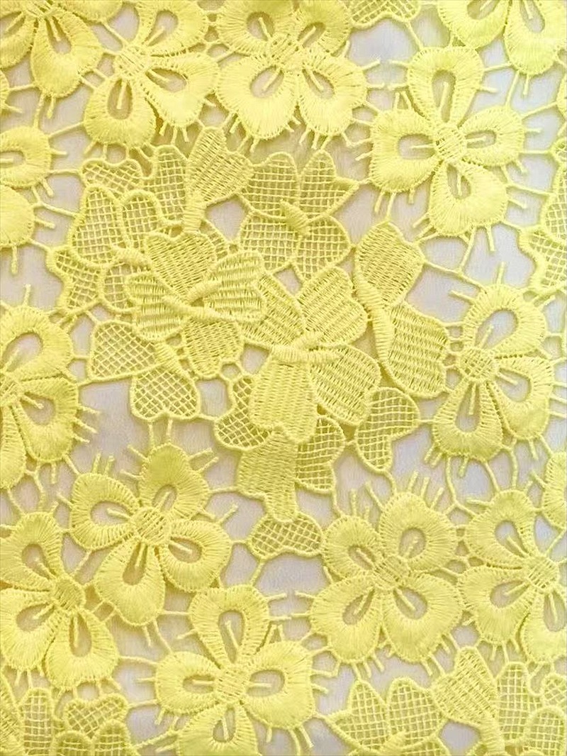 ERUKEI エルケイ スクエアネック・ケミカルレース・ビジューボタン・ティアード・Aライン・ミニドレス・ワンピース ek-e25108