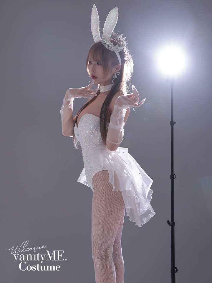 【3点セット】diamond jewelry bunny ダイアモンドジュエリーバニー ハイレグ [ブラック/ホワイト] vcsbn-250240-all