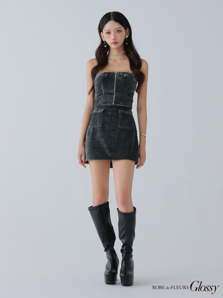 Glossy ローブドフルールグロッシー 【XSサイズあり】コーデュロイ