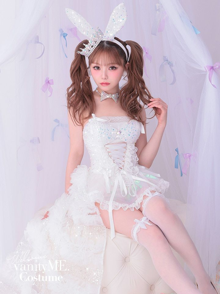 【3点セット】diamond 10th bunny 10周年 バニー ホワイト vcsbn-230628-3