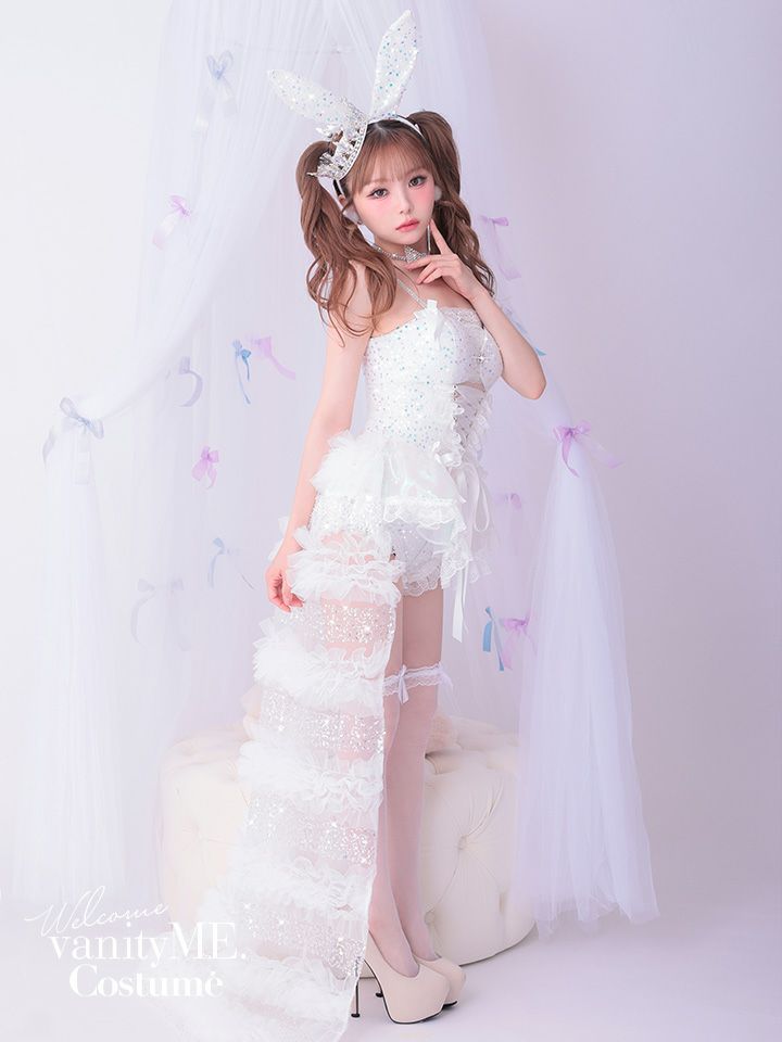 【3点セット】diamond 10th bunny 10周年 バニー ホワイト vcsbn-230628-3