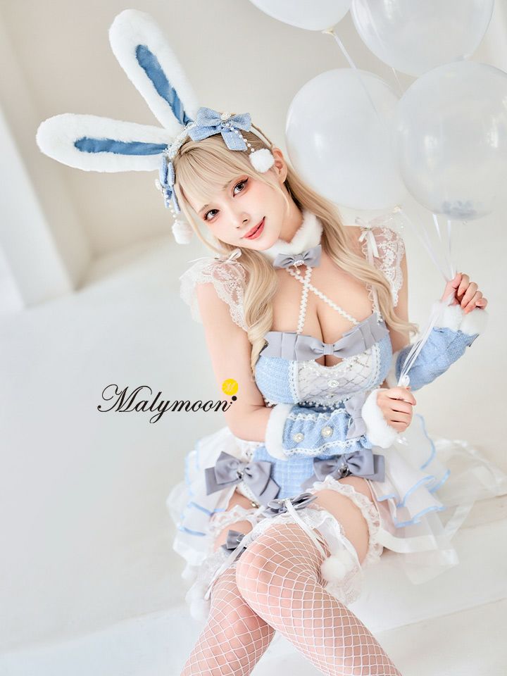 【8点セット】Malymoon マリームーン ベルチュールツイードバニー mlcs25099