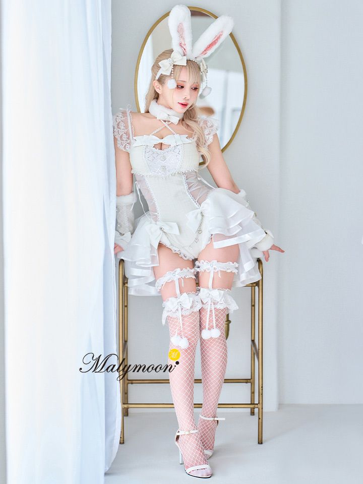 【8点セット】Malymoon マリームーン ベルチュールツイードバニー mlcs25099