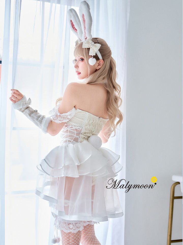 【8点セット】Malymoon マリームーン ベルチュールツイードバニー mlcs25099