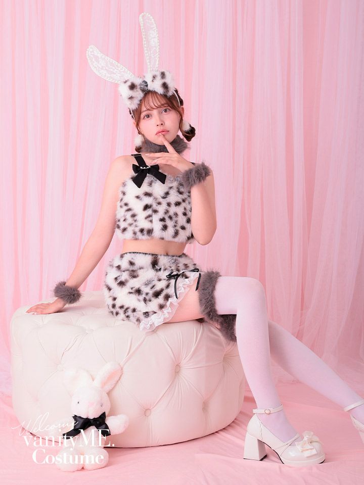 Malymoon マリームーン ロイヤルホイップダルメシアンバニー ホワイト