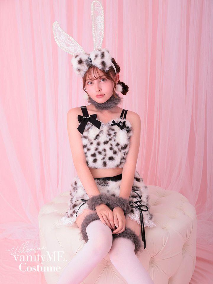 Malymoon マリームーン ロイヤルホイップダルメシアンバニー ホワイト