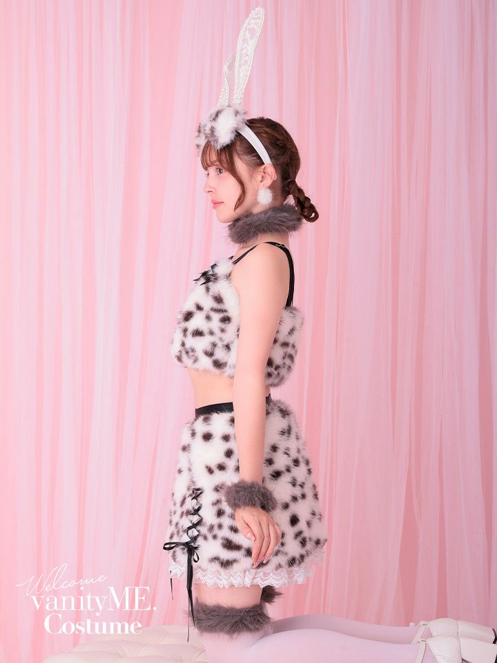 Malymoon マリームーン ロイヤルホイップダルメシアンバニー ホワイト