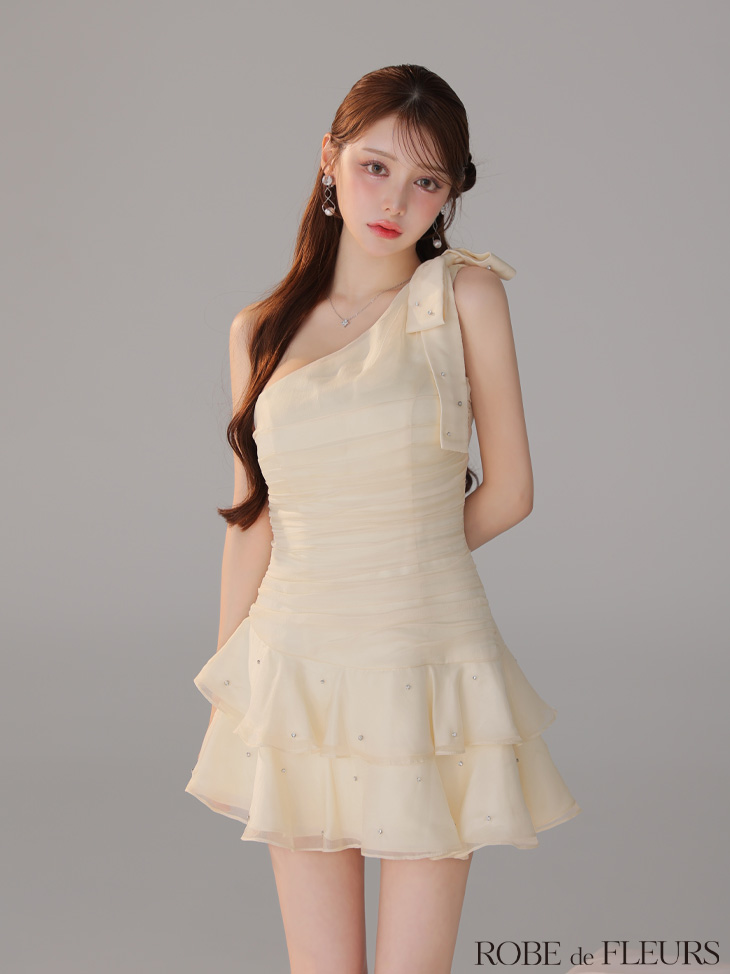 ROBE de FLEURS ローブドフルール 【XSサイズあり】サテンワン