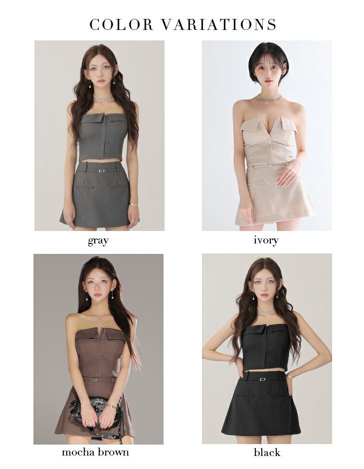 Glossy ローブドフルールグロッシー 【XSサイズあり】ツイルフロントファスナーセットアップミニキャバドレス gl4317