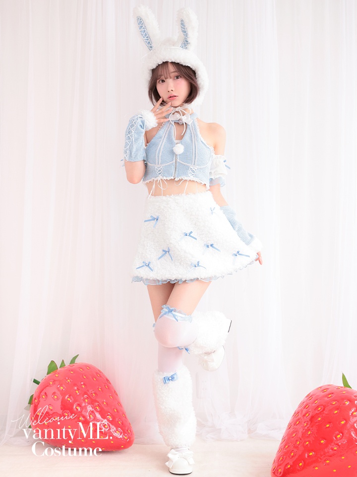 【10点セット】 vanityME. × Malymoon プティフールリボンバニー ブルー mlcs25029-2