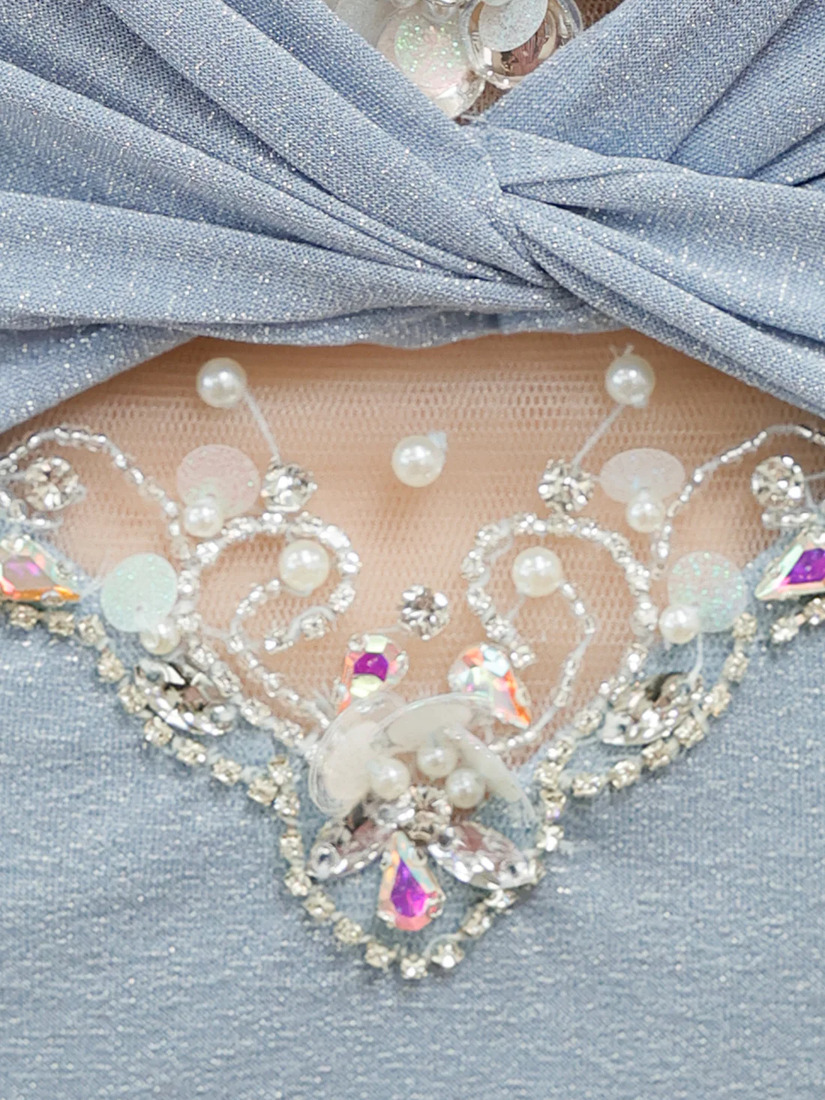 AngelR エンジェルアール ウエストカットバストツイストラメビジュータイトマイクロミニドレス ar25244