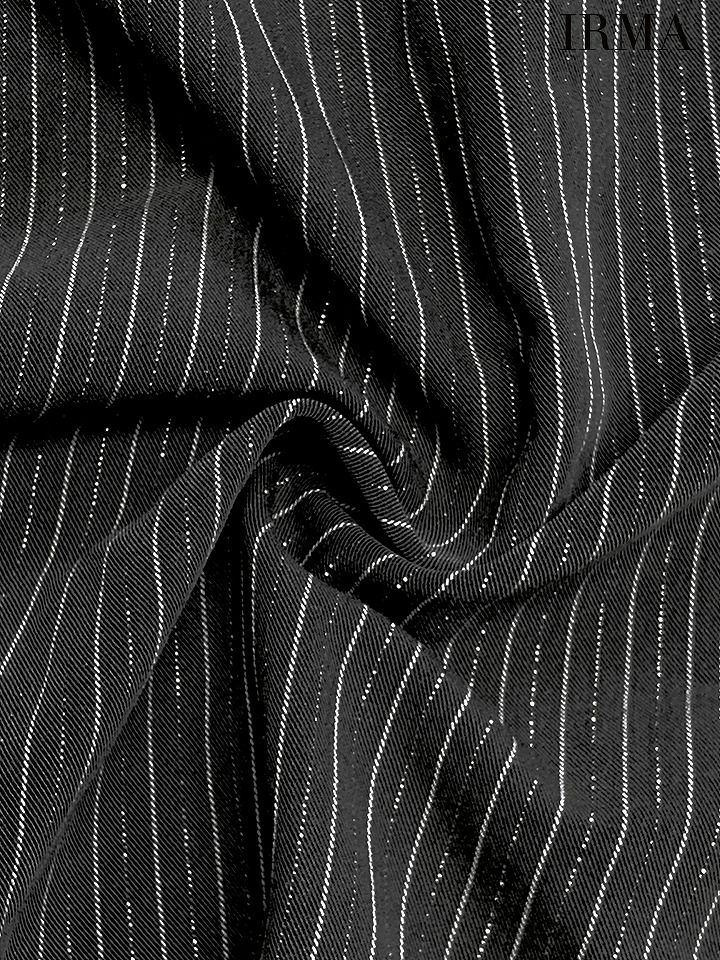 IRMA イルマ ストライプ/マニッシュ/フロントジップ/ベルトデザイン/台形スカート/タイトミニドレス ir55099