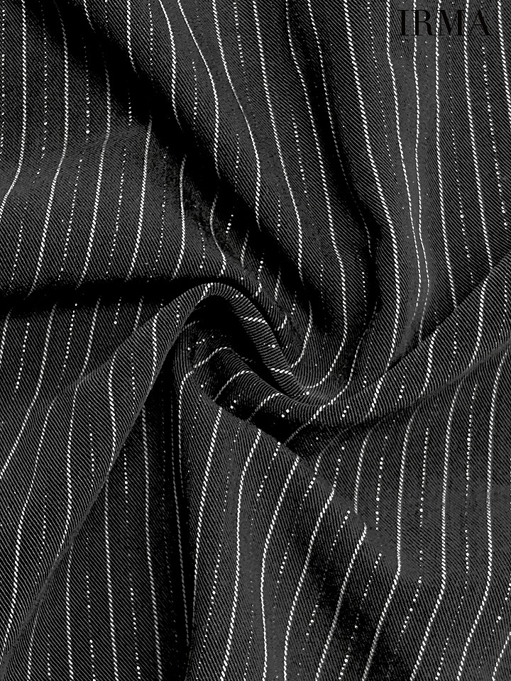 IRMA イルマ ストライプ/マニッシュ/フロントジップ/ベルトデザイン/台形スカート/タイトミニドレス ir55099