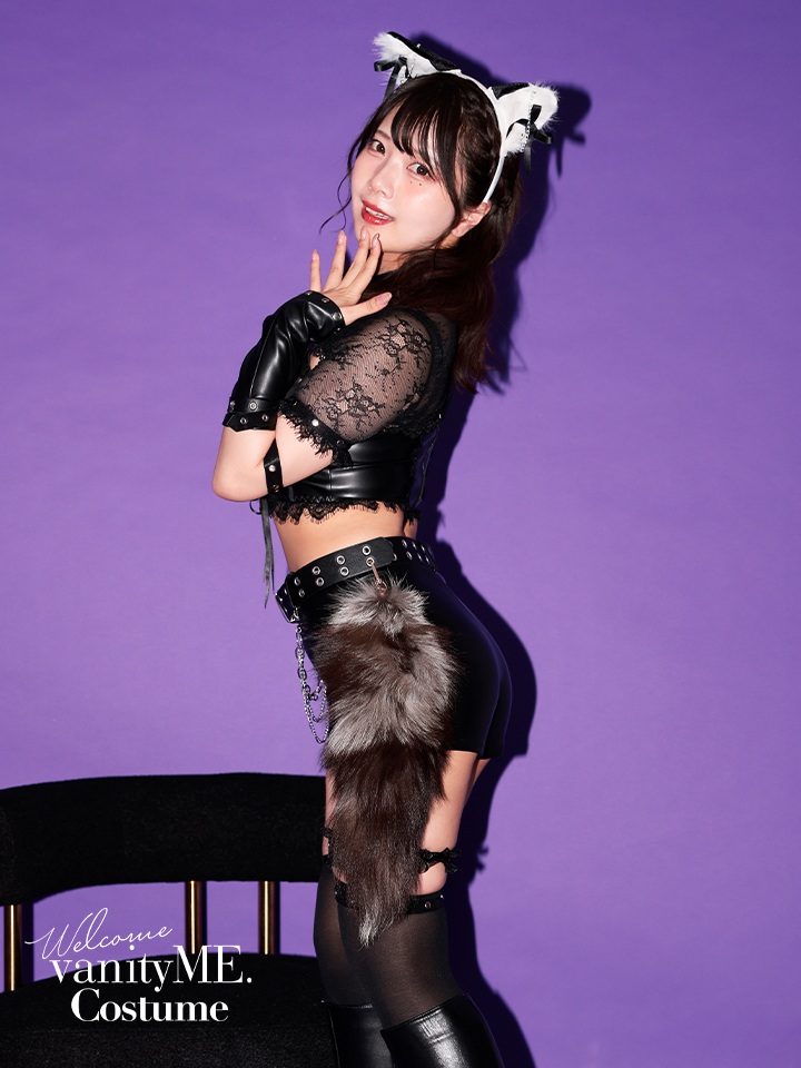 【14点セット】 vanityME. × Malymoon フェティッシュレザーウルフ ブラック[とみこちゃん着用] mlcs25046-1a-tm