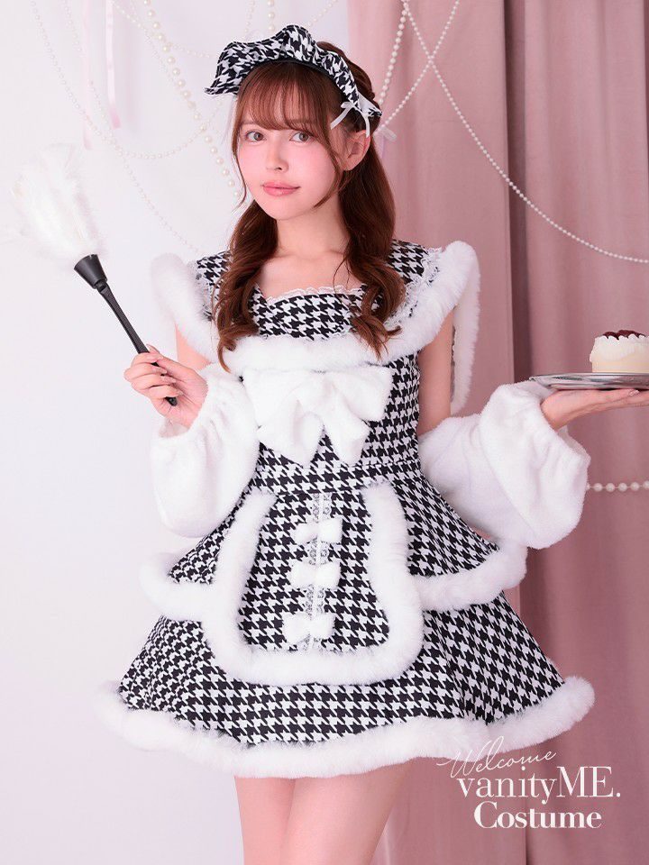 【5点セット】vanityME. × MIYANISHIYAMA おてんばキャットドレス  レッド[ナナちゃん着用] vcsct-23986-2-na