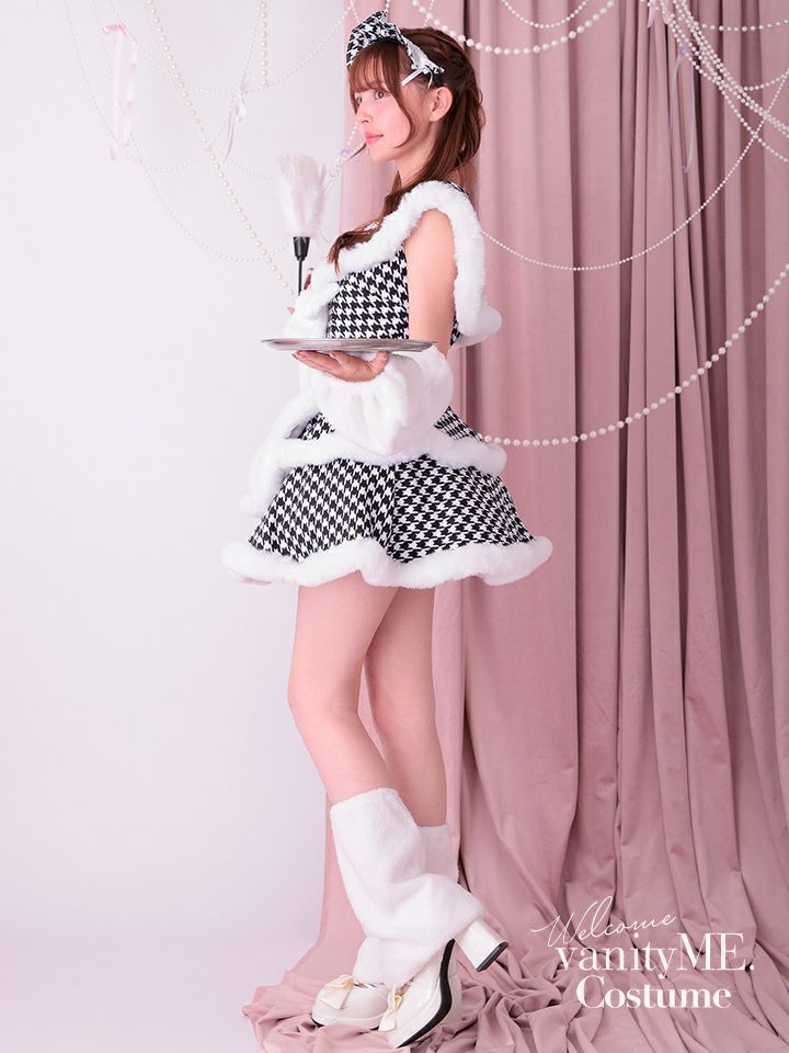 【5点セット】vanityME. × MIYANISHIYAMA おてんばキャットドレス  レッド[ナナちゃん着用] vcsct-23986-2-na