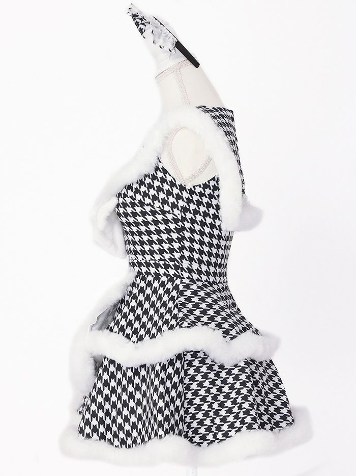 【5点セット】vanityME. × MIYANISHIYAMA おてんばキャットドレス  レッド[ナナちゃん着用] vcsct-23986-2-na