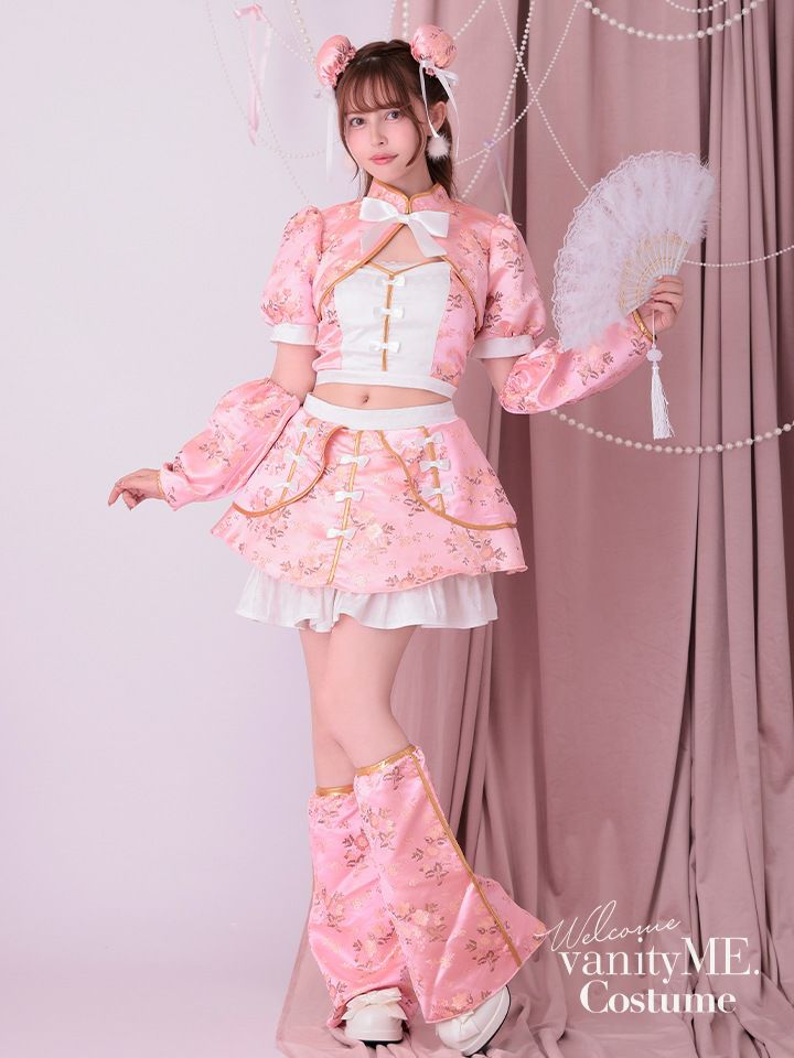 【4点セット】vanityME. × MIYANISHIYAMA いたずらうさぎのギンガムチェックドレス ブラック[ナナちゃん着用] vcsbn-250219-2-na