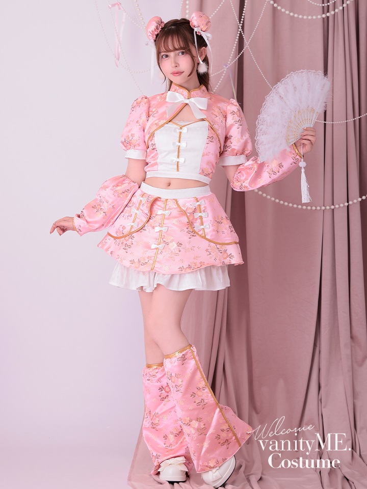 【4点セット】vanityME. × MIYANISHIYAMA いたずらうさぎのギンガムチェックドレス ブラック[ナナちゃん着用] vcsbn-250219-2-na