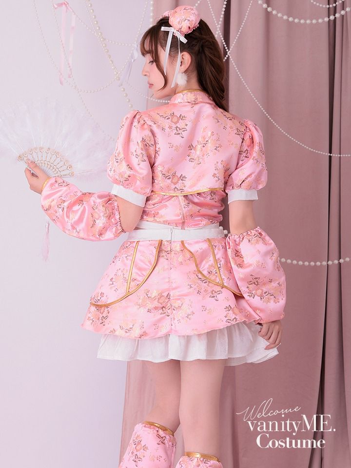 【4点セット】vanityME. × MIYANISHIYAMA いたずらうさぎのギンガムチェックドレス ブラック[ナナちゃん着用] vcsbn-250219-2-na