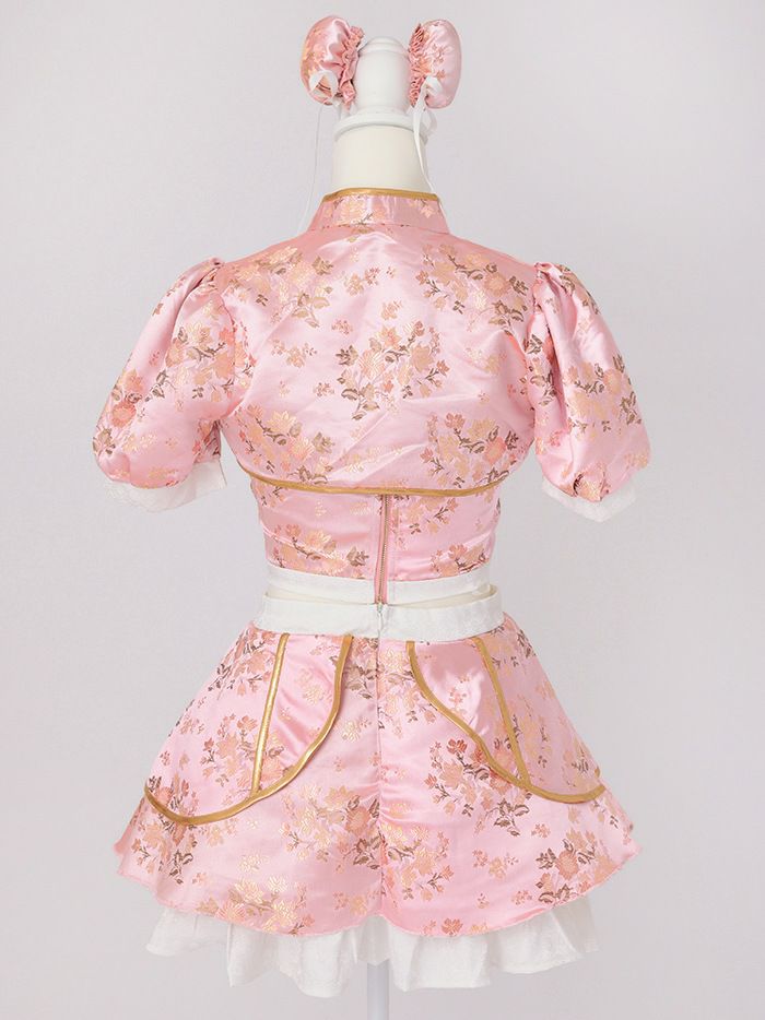 【4点セット】vanityME. × MIYANISHIYAMA いたずらうさぎのギンガムチェックドレス ブラック[ナナちゃん着用] vcsbn-250219-2-na