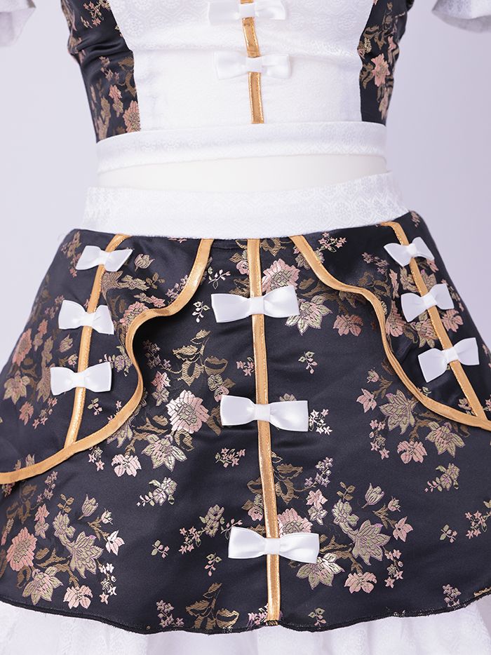 【4点セット】vanityME. × MIYANISHIYAMA シュガーセーラーガールドレス ブラック[ナナちゃん着用] vcsmd-250220-2-na