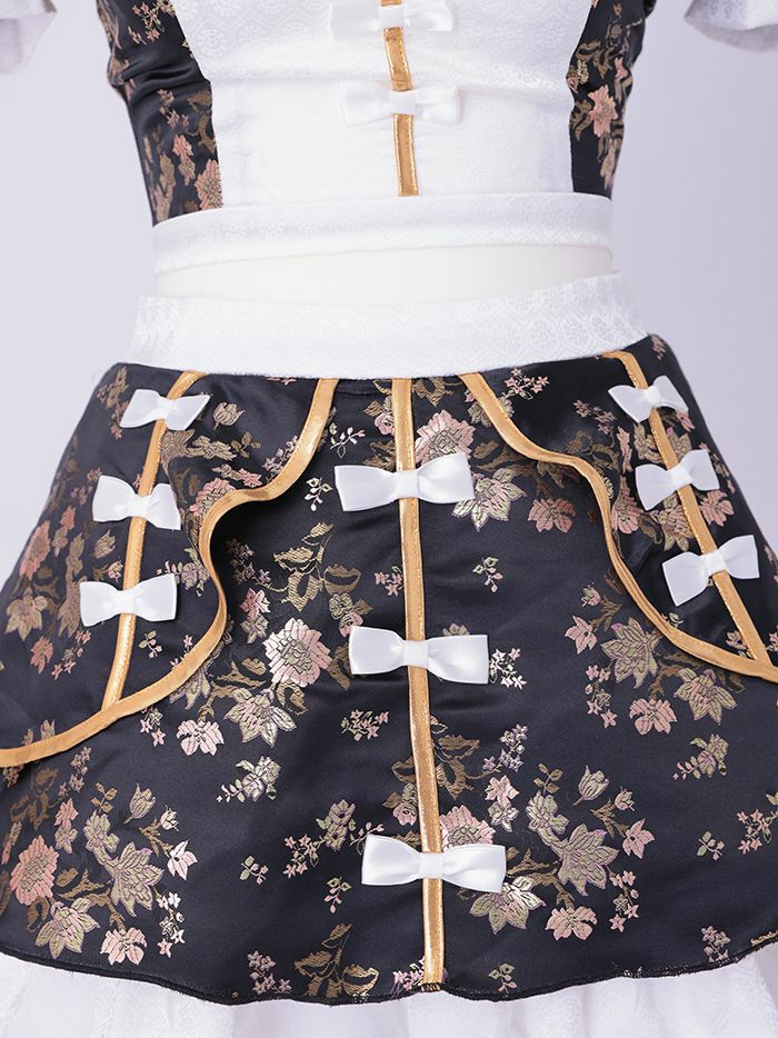 【4点セット】vanityME. × MIYANISHIYAMA シュガーセーラーガールドレス ブラック[ナナちゃん着用] vcsmd-250220-2-na