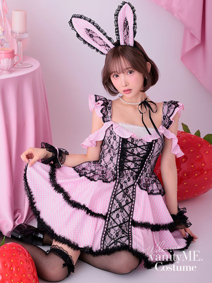 【7点セット】vanityME. × MIYANISHIYAMA sweet dream china dress!!  レッド[ソンアミちゃん着用] vcsch-23987-3-sn