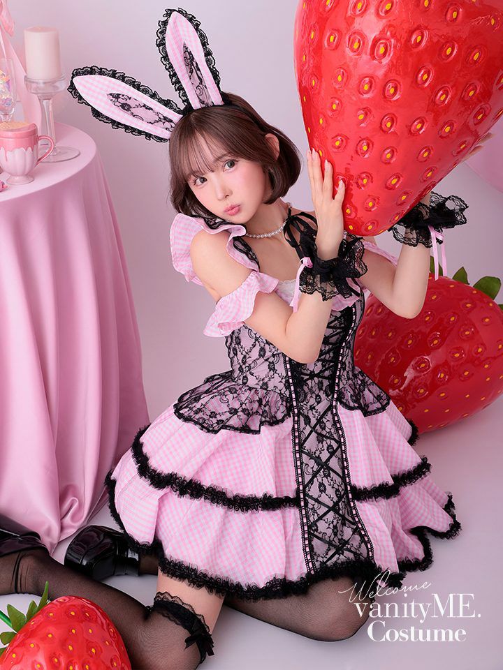 【7点セット】vanityME. × MIYANISHIYAMA sweet dream china dress!!  レッド[ソンアミちゃん着用] vcsch-23987-3-sn