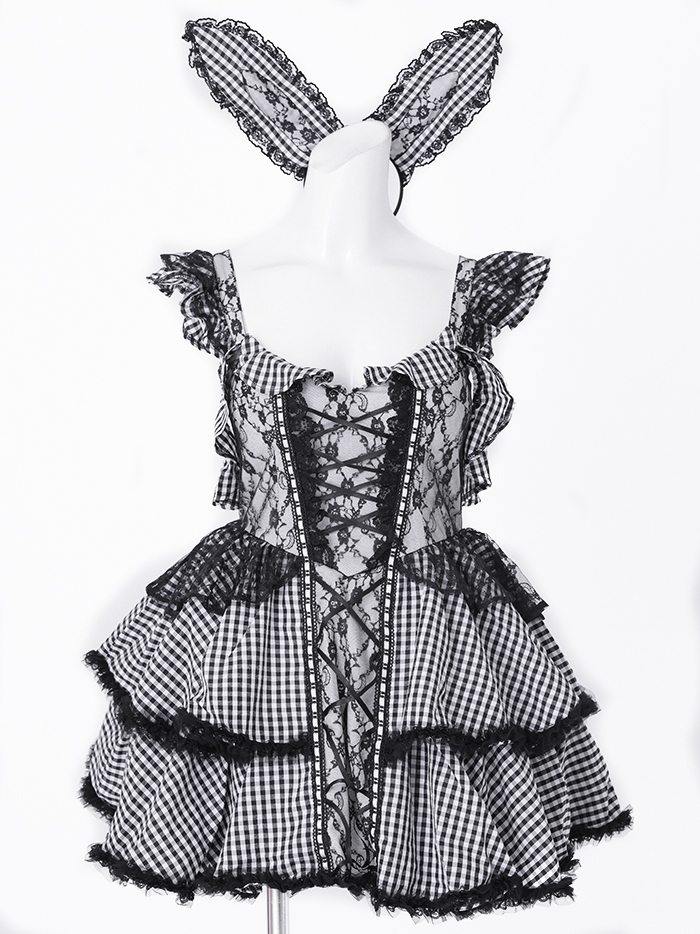 【5点セット】vanityME. × MIYANISHIYAMA おてんばキャットドレス ブラック [ソンアミちゃん着用]vcsct-23986-1-sn