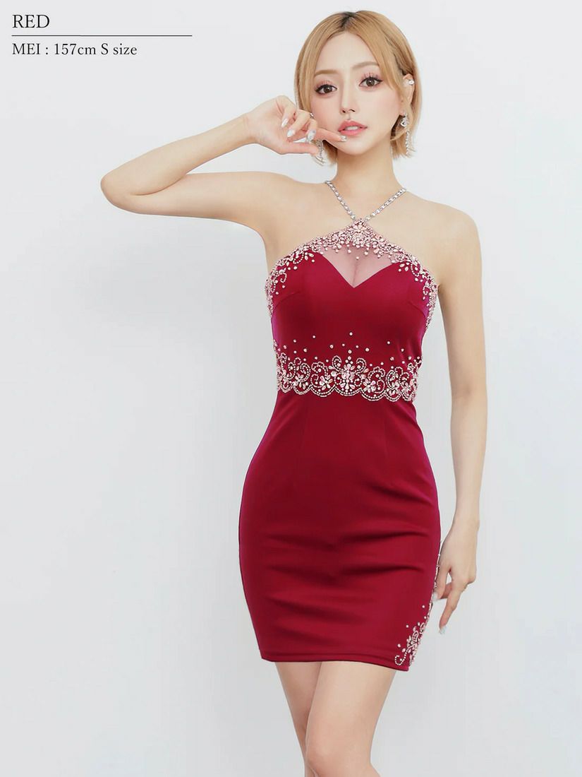 AngelR エンジェルアール バストシアークロスネックビジューVカット