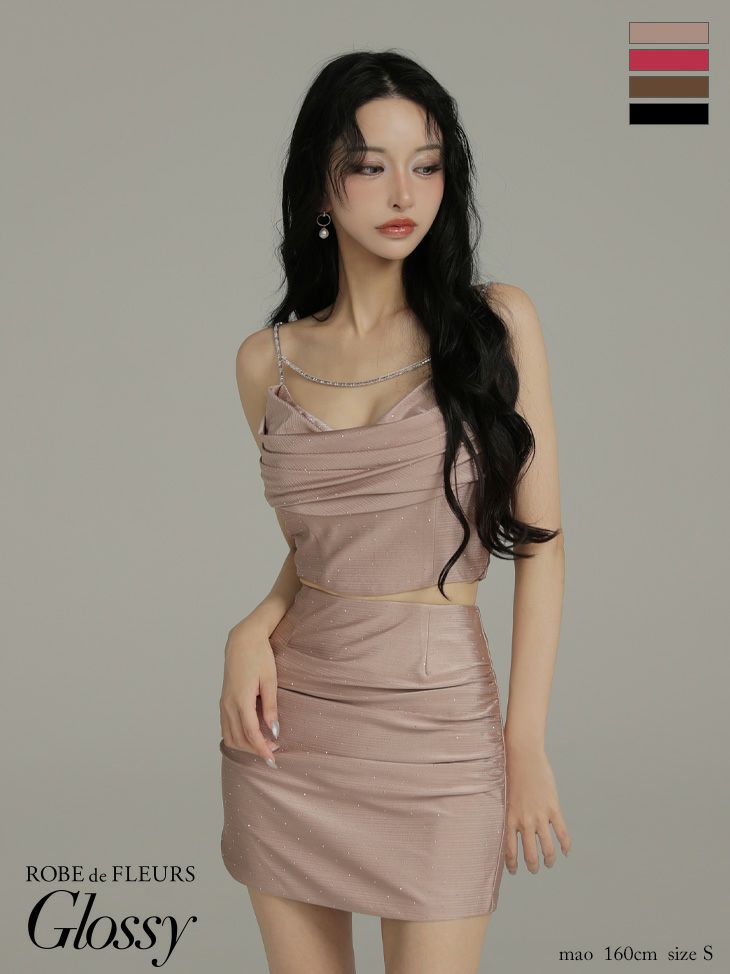 ROBE de FLEURS anier.ROBE ローブドフルール アニエルローブ 【XSサイズあり】Sparkly ribbons voluminous fur cat ears halloween dress スパーキーリボンボリュームファー猫耳付きミニドレス fm-anier4053