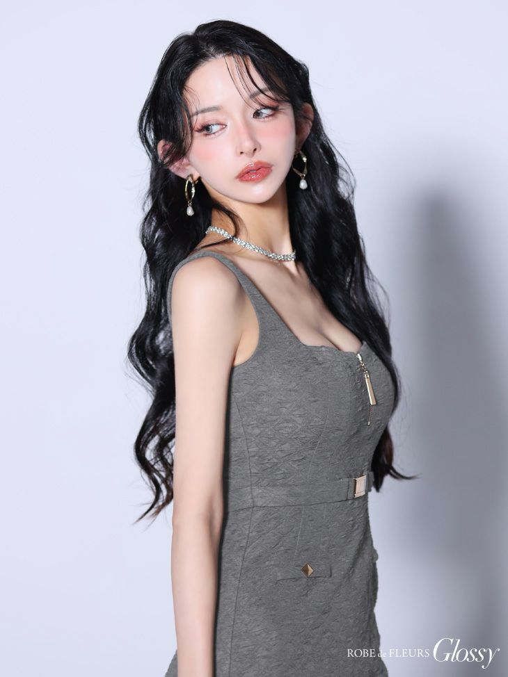 ROBE de FLEURS anier.ROBE ローブドフルール アニエルローブ  【XSサイズあり】Sparkly ribbons voluminous fur cat ears halloween dress スパーキーリボンボリュームファー猫耳付きミニドレス fm-anier4053-c