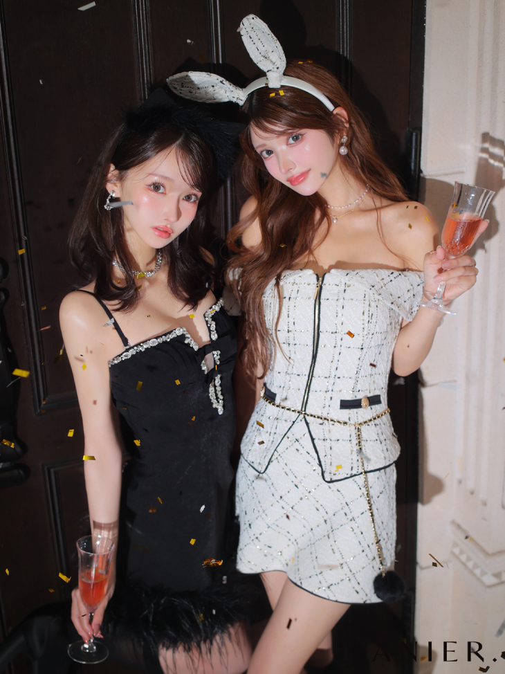 ROBE de FLEURS anier.ROBE ローブドフルール アニエルローブ Denim race up belt setup mini dress デニムレースアップベルトセットアップミニドレス fm-anier4049