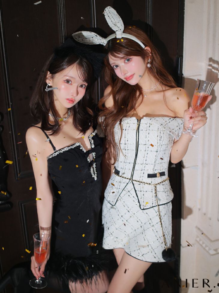 ROBE de FLEURS anier.ROBE ローブドフルール アニエルローブ Denim race up belt setup mini dress デニムレースアップベルトセットアップミニドレス fm-anier4049