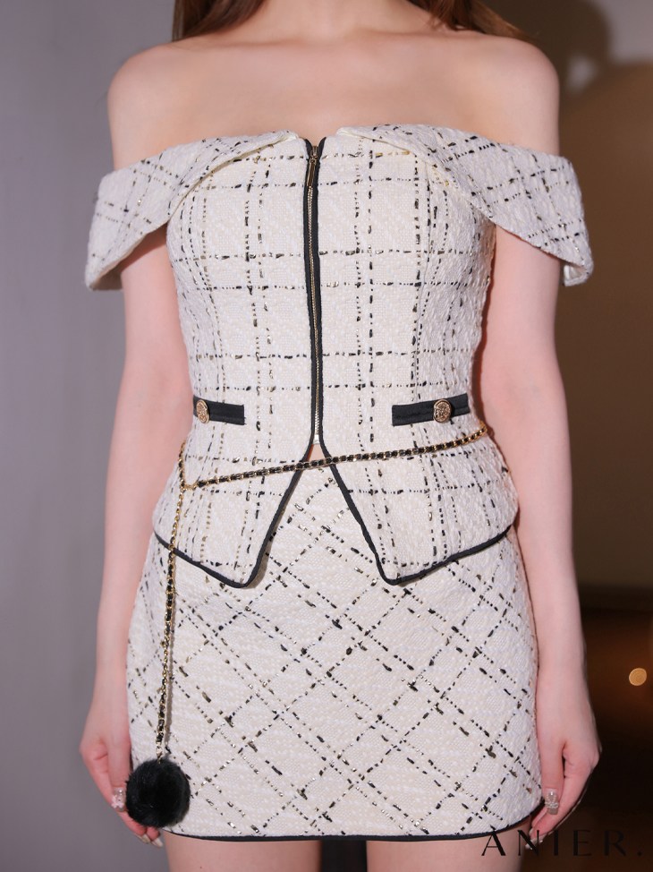 ROBE de FLEURS anier.ROBE ローブドフルール アニエルローブ Denim race up belt setup mini dress デニムレースアップベルトセットアップミニドレス fm-anier4049