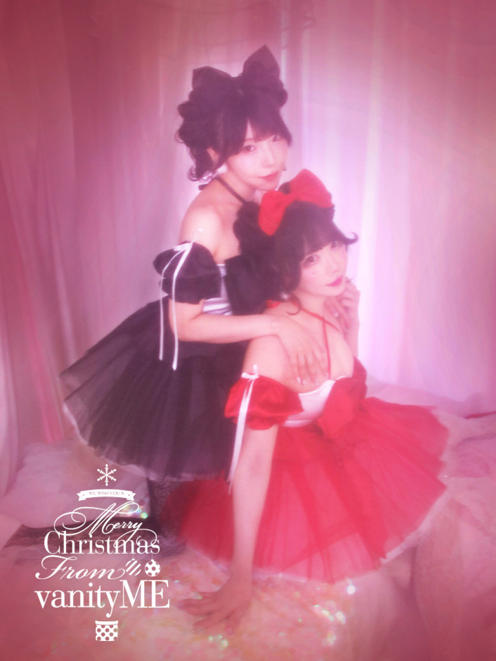 【2点セット】vanityME. × MIYANISHIYAMA 約束ドレス レッド サンタ vcsst-250153-1-rs