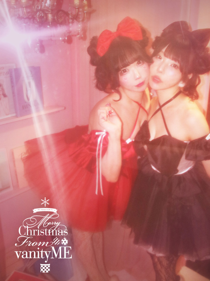 【2点セット】vanityME. × MIYANISHIYAMA 約束ドレス レッド サンタ vcsst-250153-1-rs