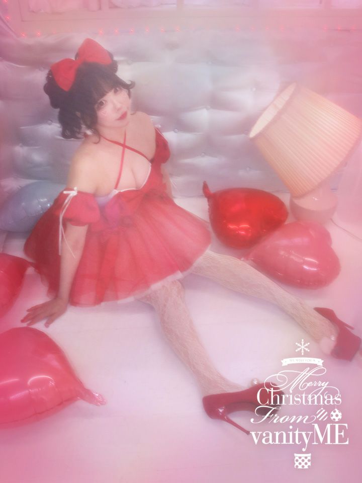 【2点セット】vanityME. × MIYANISHIYAMA 約束ドレス レッド サンタ vcsst-250153-1-rs